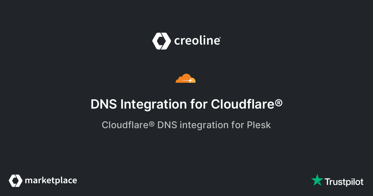 DNS Integration for Cloudflare® · Plesk Extensions · creoline Marketplace