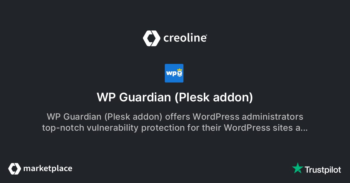 WP Guardian (Plesk addon) · Plesk Extensions · creoline Marketplace